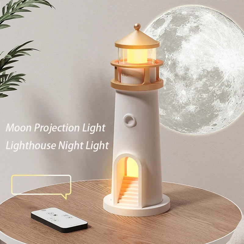 Celesti™ Lighthouse Moon Lamp