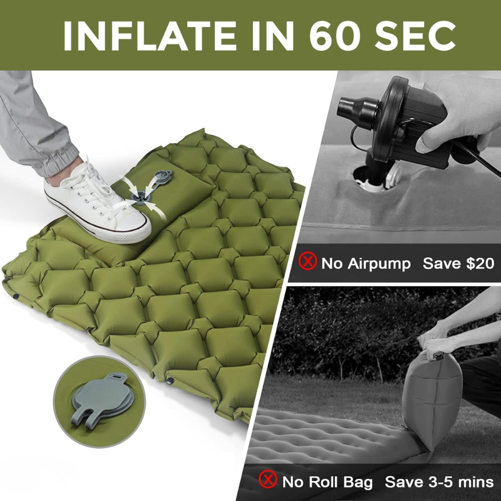 CloudMat Pro™ - Ultra-Comfort Portable Outdoor Mattress