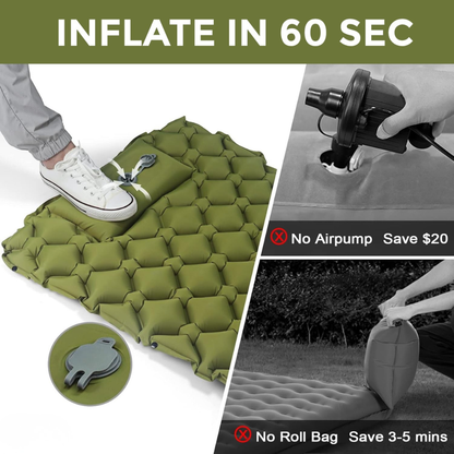 CloudMat Pro™ - Ultra-Comfort Portable Outdoor Mattress