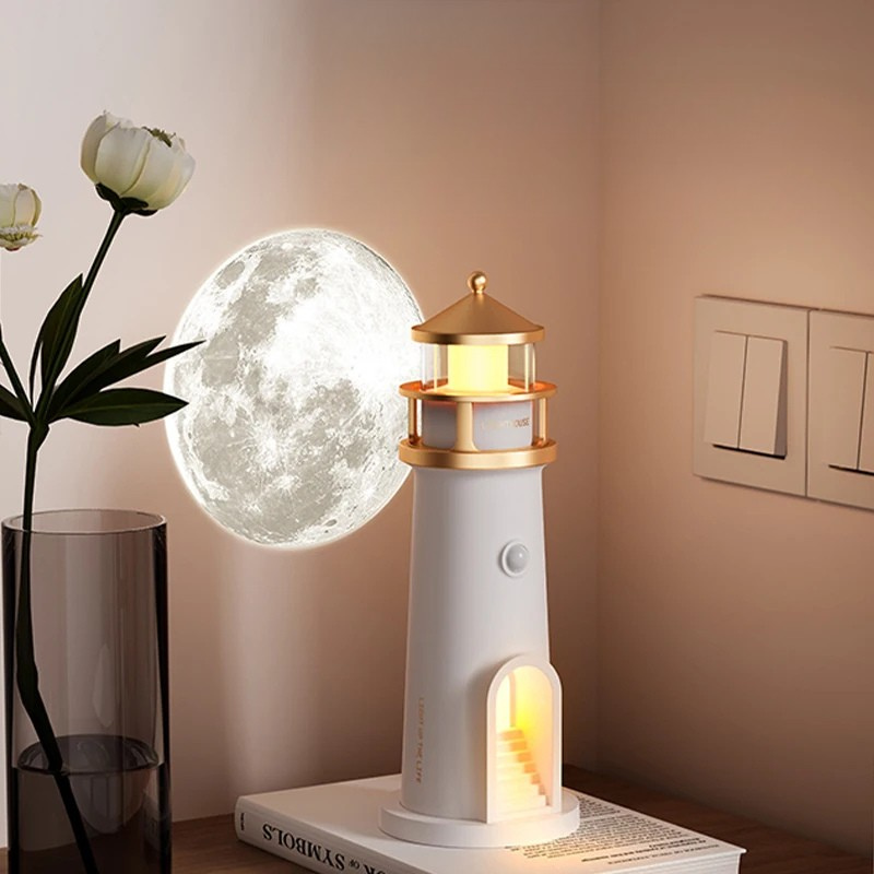 Celesti™ Lighthouse Moon Lamp