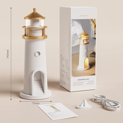Celesti™ Lighthouse Moon Lamp